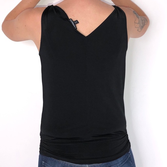 Express Beaded Collar Plunging V-Neck - Picture 6 of 8